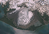 Malaspina Glacier, Alaska, USA, in 2022, satellite image