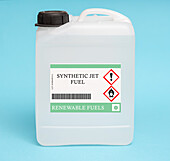 Canister of synthetic jet fuel