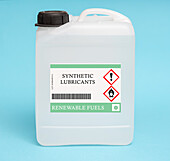 Canister of synthetic lubricants