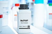Container of barium pyrophosphate