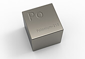 Polonium-210, illustration