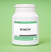 Container of boron