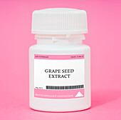 Container of grape seed extract