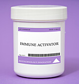 Container of immune activator