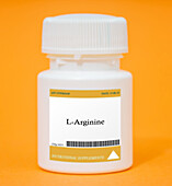 Container of L-arginine