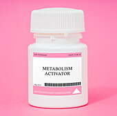 Container of metabolism activator