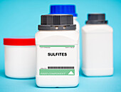 Container of sulfites