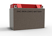 Zinc-iron battery