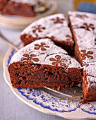 'Reine de Saba' - French chocolate cake with almonds and rum