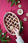 Oval Linzer Torte