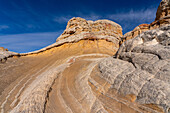 Detail des Lollipop Rock in der White Pocket Recreation Area, Vermilion Cliffs National Monument, Arizona