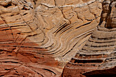 Eroded Navajo sandstone formation in the White Pocket Recreation Area, Vermilion Cliffs National Monument, Arizona.