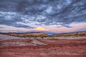 Erodierte Navajo-Sandsteinformationen in der White Pocket Recreation Area, Vermilion Cliffs National Monument, Arizona