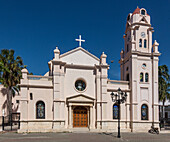 The Catholic Cathedral of Bani, Our Lady of Regla church, in Bani, Dominican Republic.