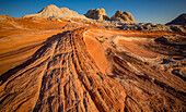 First light on the Dragon's Tail in the White Pocket Recreation Area, Vermilion Cliffs National Monument, Arizona.