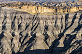Angel Peak Scenic Area near Bloomfield, New Mexico. The eroded Kutz Canyon badlands.