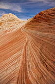 Colorful eroded Navajo sandstone in the White Pocket Recreation Area, Vermilion Cliffs National Monument, Arizona. Cross-bedding is shown here.