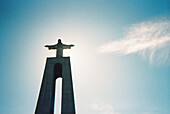 Analog photograph of The Sanctuary of Christ the King, Lisbon, Portugal