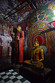 Dambulla cave temple or Golden Temple of Dambulla, World Heritage Site in Sri Lanka