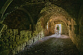 Unterkellerung der Easby Abbey, England