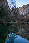 Naturpark Monasterio de Piedra, rund um das Monasterio de Piedra (Steinkloster) in Nuevalos, Zaragoza, Spanien