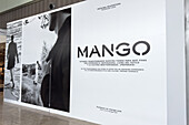 Mango store reopening soon sign in Puerto Venecia mall, Zaragoza, Spain