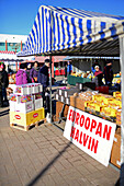 Street Market in Rovaniemi, Lapland, Finland