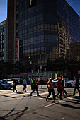 Crosswalk in SoMa, San Francisco.