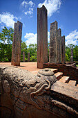 Ratnaprasada or Jewel Palace ruins in Anuradhapura, Sri Lanka