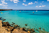 Strand Cala Saona auf Formentera, Balearische Inseln, Spanien