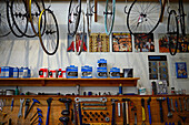 Huckleberry bicycles store in San Francisco, California.