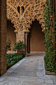 The Aljaferia Palace is a fortified medieval palace built during the second half of the 11th century in the Taifa of Zaragoza in Al-Andalus, present day Zaragoza, Aragon, Spain.