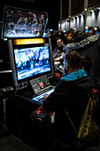 Retro Gamer 2023, an event where visitors can enjoy more than 100 original arcade machines emulating large arcades that transport you to the 80s, Zaragoza, Spain