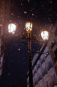 Zaragoza blanketed in snow by storm Juan