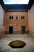 Nasridenpaläste in der Alhambra, Palast- und Festungskomplex in Granada, Andalusien, Spanien