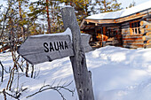 Kakslauttanen Arctic Resort in Saariselka, Finnland