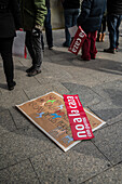 Thousands of people demonstrate in Spain to demand an end to hunting with dogs, Zaragoza, Spain