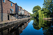 Wasserkanal in Ripon, England