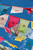 Prayer Flags In The Breeze; Zhongdian, Yunnan, China