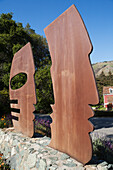 Sculpture Of The Shape Of A Human Face; California, United States Of America