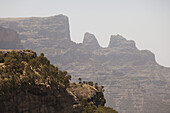 Berge bei Chennak, Simien Mountains National Park; Amhara Region, Äthiopien.
