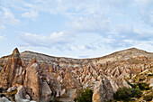 Rugged Rocky Landscape In The Rose Valley; Cappadocia, Turkey