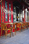 Seating Outside A Restaurant, Marais District; Paris, France