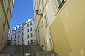Sides Of Residential Buildings; Paris, France