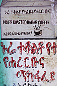 Kaffee-Schild; Harar, Äthiopien