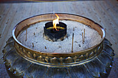 A Flame And Burning Incense; Japan