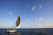 Enjoying A Sailboat On The Indian Ocean; Vamizi Island, Mozambique