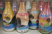 Souvenirs aus Sand in Flaschen, Zuckerhut; Rio De Janeiro, Brasilien