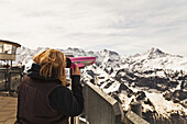 Blick vom Piz Gloria; Berner Oberland, Schweiz