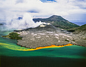 Vulkan Tuvuavur; Rabaul, Ost-Neubritannien, Papua-Neuguinea.